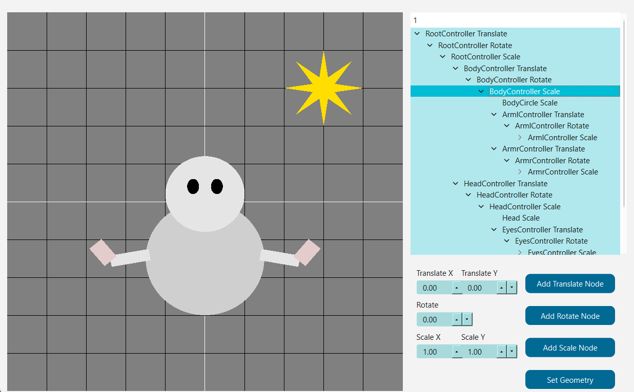 Scene Graph Editor